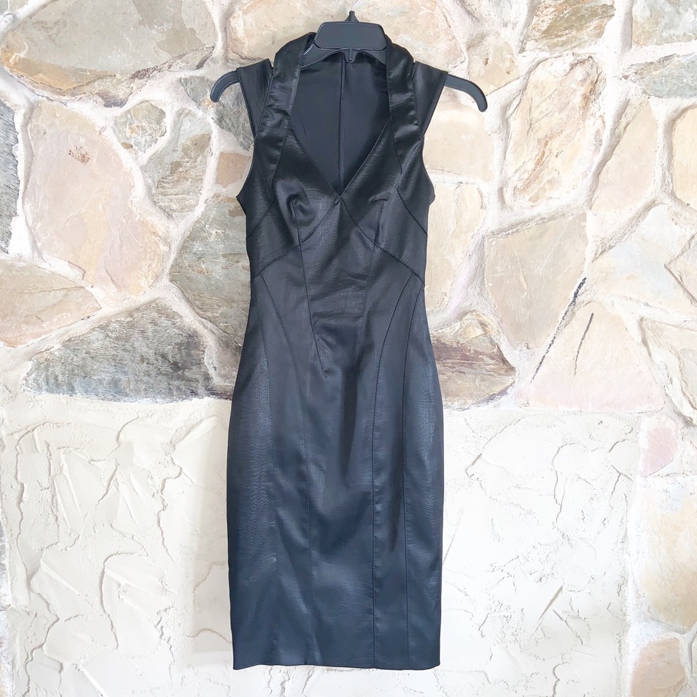 Karen Millen Alligator Embossed Bodycon Dress